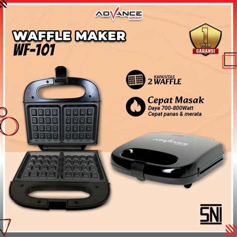 Promo Advance Waffle Maker Pemanggang Roti Kabel Waffle Lapis Wf