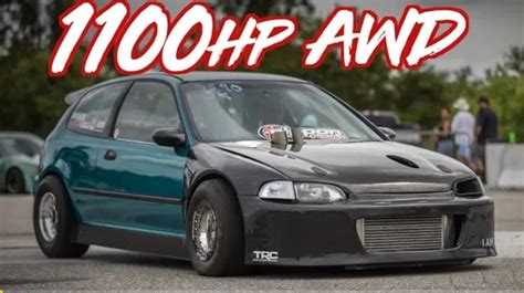 1100HP AWD Honda Civic! - Frustrate EG - Turbo and Stance