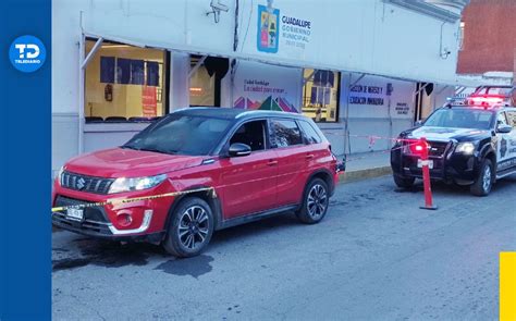 Abandonan camioneta baleada en centro de Guadalupe NL Telediario México