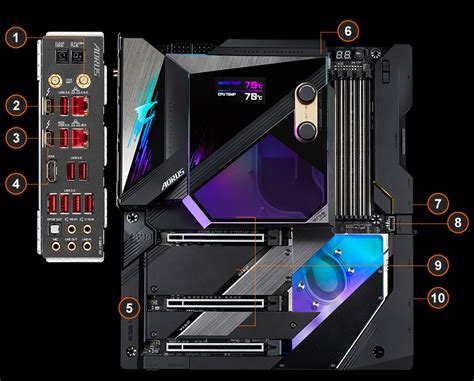 Z590 Aorus Xtreme Waterforce Rev 10 Материнские платы Gigabyte