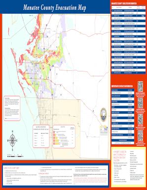 Fillable Online Manatee County Evacuation Map Fax Email Print Pdffiller