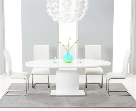 The Best Oval White High Gloss Dining Tables