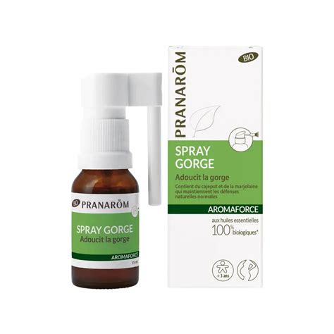 Pranarôm Aromaforce Spray Gorge Bio 15 ml