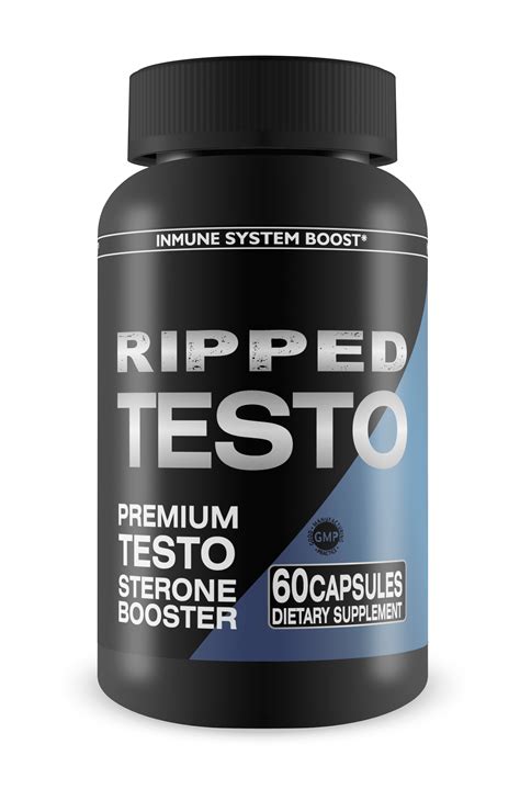 Ripped Testo Perform At Your Peak Supports Lean Muscle Growth 60