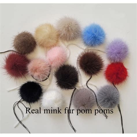 Fur Ball Keychain Etsy