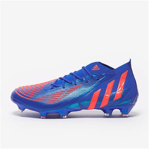 Adidas Predator Edge1 Fg Bleu Hi Resturbobleu Hi Res Terrain Naturel Chaussures De Foot