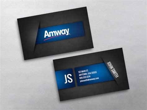 Amway Business Cards | Free Shipping | Free business card templates, Amway, Amway business