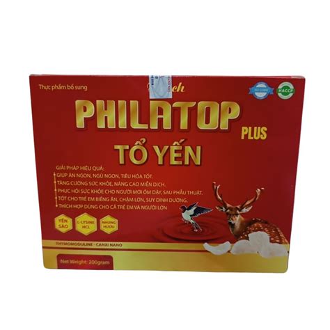 Philatop yến sào plus thạch hộp 200g Queen