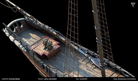 ArtStation Skull And Bones Cutter Ship Robert Filipowicz Skull