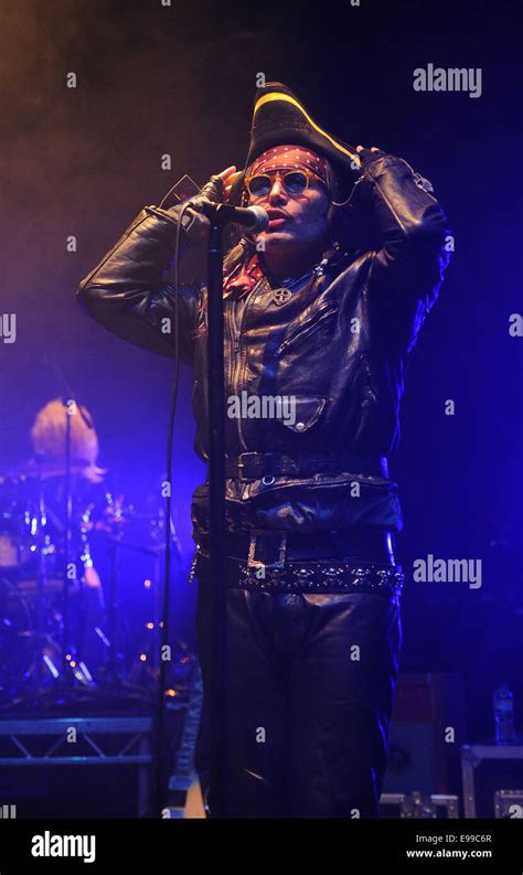 Adam Ant Performing Live At The Eventim Apollo In London Wearing One Of