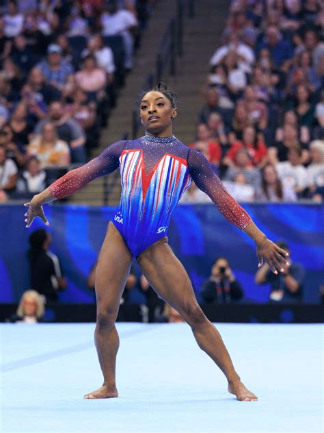 Simone Biles' most stylish gymnastics outfits of all time | HELLO!