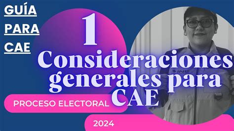 Guía para CAE 1 Consideraciones generales para CAE YouTube