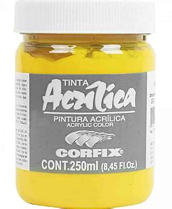 Tinta Acr Lica Corfix Ml Vermelho Cadmio Claro Imit Casa Elias