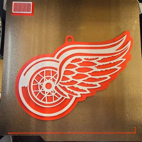 Detroit Redwings Pendant By Abc3dprints Makerworld