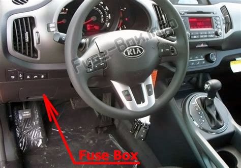 Fuse Box Diagram KIA Sportage (SL; 2011-2015)