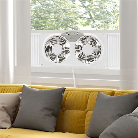 Window Fans New Twin Blade Digital Window Fan Holmes Fans