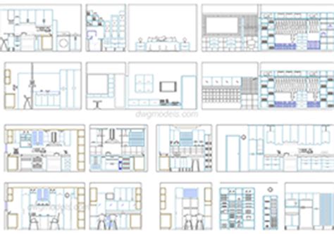 Kitchen Cad Blocks Elevation - Bios Pics