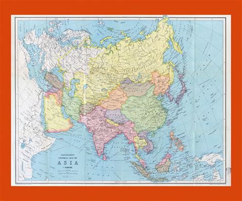 Old maps of Asia | Collection of detailed old maps of Asia | Vintage ...