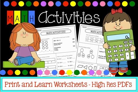 1st Grade Math Addition Educational Worksheets