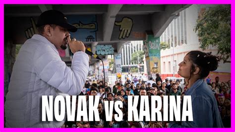 Novak Vs Karina Primeira Fase Tradicional Duelo De Mcs