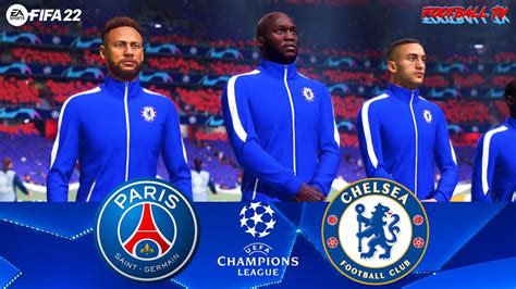 Fifa 22 Psg Vs Chelsea Ft Neymar Messi Mbappe Champions League