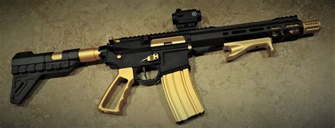 Gold Anodized Ar 15ar 10