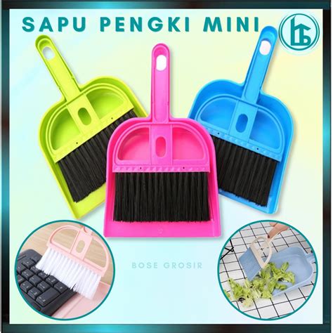 Jual Sapu Pengki Set Dengan Serokan Sampah Alat Pembersih Lantai