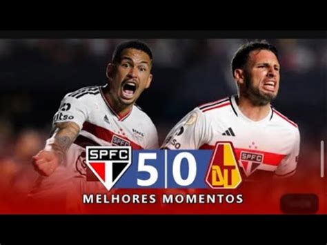 S O Paulo X Tolima Sul Americana Melhores Momentos Youtube