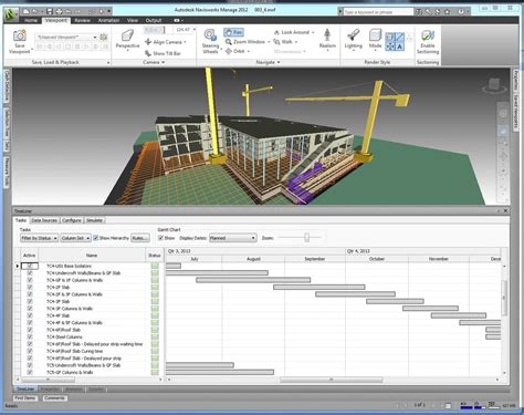 4d Scheduling Construction Sequence Visualization