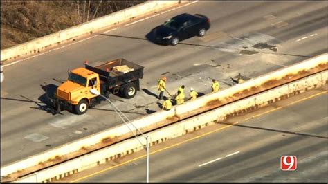 All Lanes Of Wb I 40 In Del City Re Open After Bridge Hole Repaired