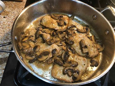 Veal Scaloppine With Mushrooms And Marsala Cooking From Books