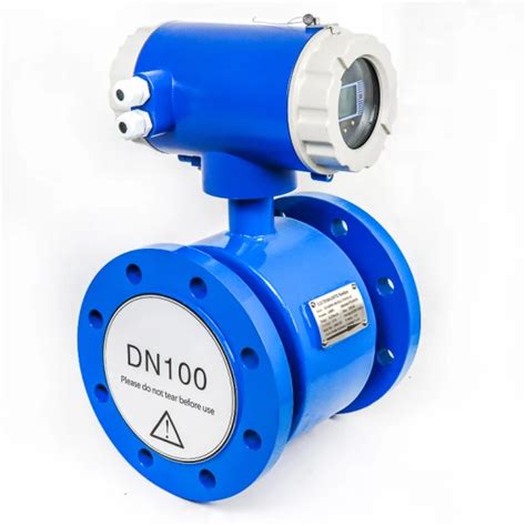 Flow Rate Measuring Analog Output Dn Magnetic Flowmeter For Water