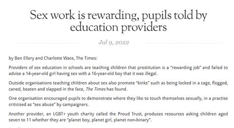 Sex Work Is Rewarding Pupils Told By Education Providers Rdoubanfeministgroup