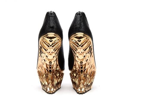 Francis Bitonti 3D Prints Gold Plated Shoes For United Nude
