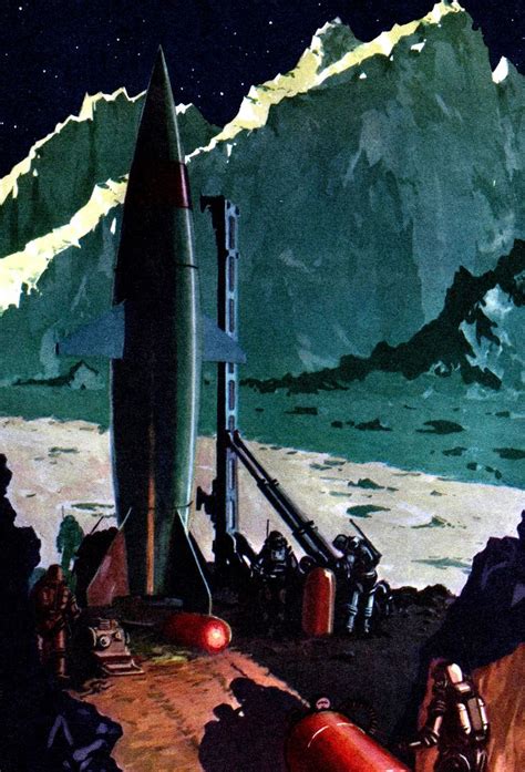 Jack Coggins 1952 Science Fiction Artwork Retro Futurism Planets Art