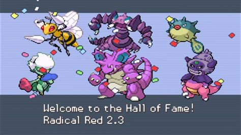 Pokemon Radical Red 2 3 Hardcore Mono Poison Elite 4 Champion Being