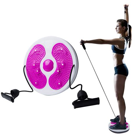 Core Ab Twister Board Double Rope For Exercise And Trainer Abs Waist