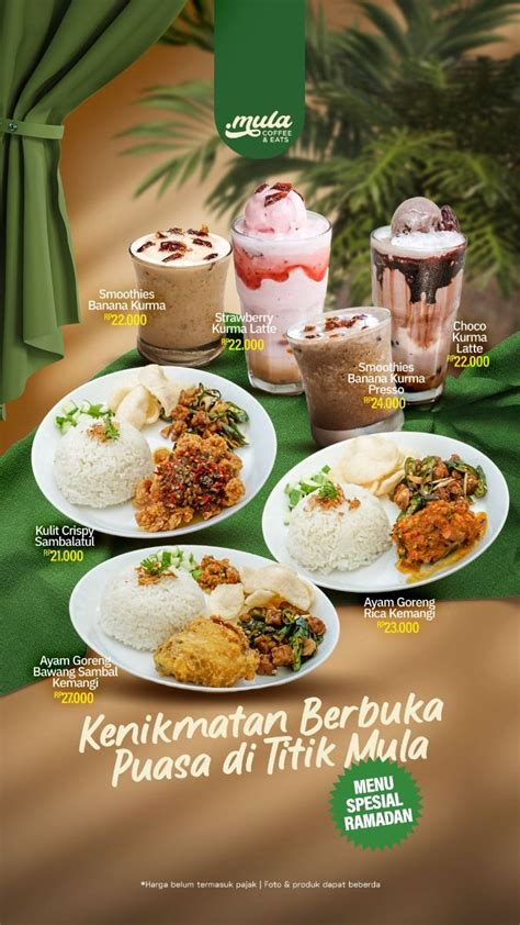 Pin Oleh Loukgade Jirawan Di Social Desain Menu Poster Makanan