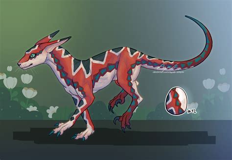 Hatched Egg#12 : Raptor Dog by Ayalis-Adopts on DeviantArt