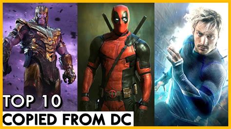 Top 10 Marvel Characters Copied From DC Comics Explained Comicsplot