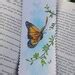 Butterfly Bookmark Monarch Butterfly Hand Painted Bookmarks Original