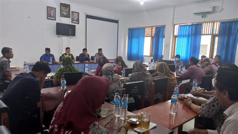 Rapat Evaluasi Dan Pelaporan Seluruh Kegiatan