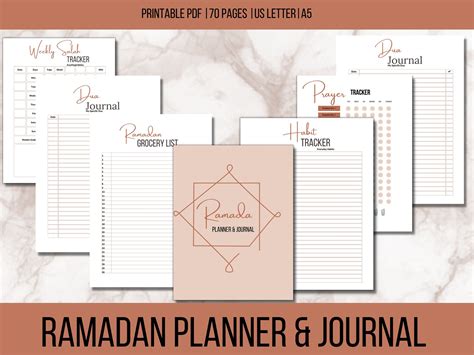 Ramadan Planner Printable Ramadan Planner Ramadan Etsy Ireland