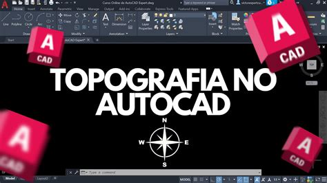 Aula De Topografia No Autocad Youtube