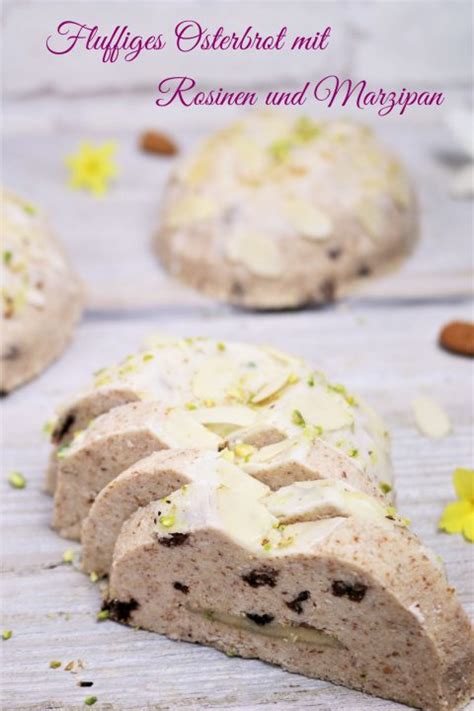 Fluffiges Osterbrot Mit Rosinen Und Marzipan Roh Vegan