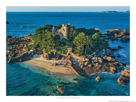 Poster Le château de Costaérès Côtes d Armor Bretagne par Philip