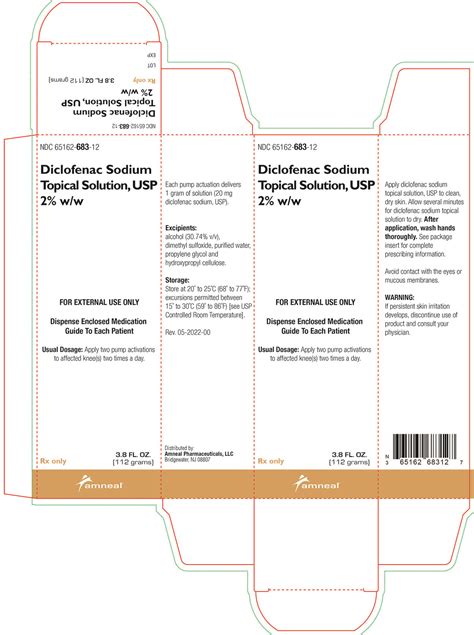 Dailymed Diclofenac Sodium Diclofenac Solution