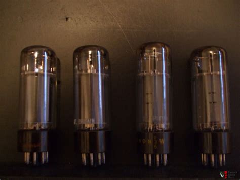 Vacuum Tubes El Ca Mullard Xf Dual Halo Getter Rare Photo