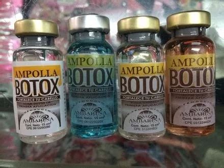 Ampollas Botox Ambarina Tratamiento Capilar Por Caja Unid Mercadolibre