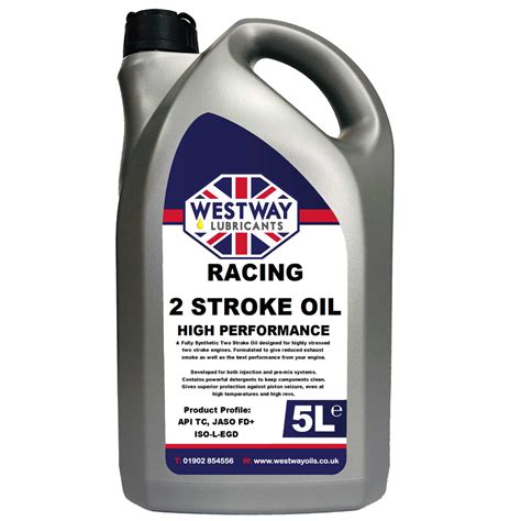 2 Stroke Oil Synthetic Racing 5 Litres Westway Oils